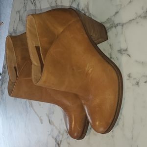 Lucky Brand Leather Boots Size 8